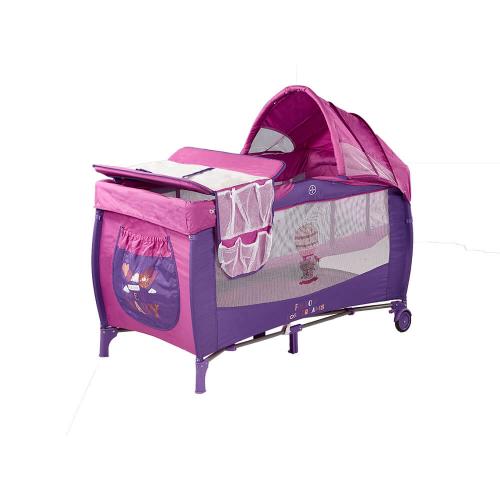 Baby2Go 6102  Oyun Park Yatak Mor