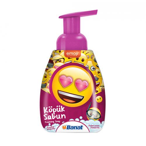 Banat emoji Köpük Sabun Pembe