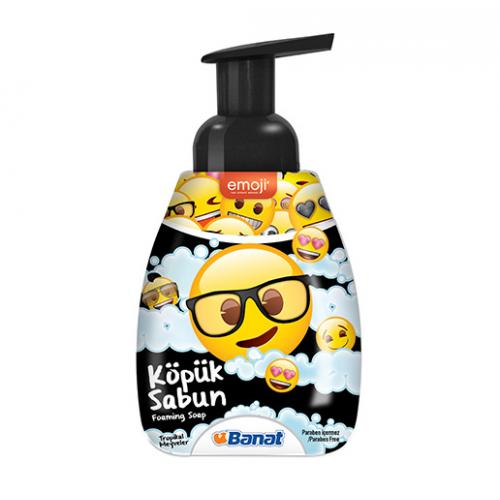 Banat emoji Köpük Sabun Siyah