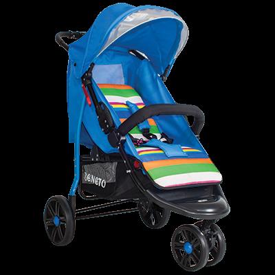 Beneto BT-333 Color-Line Jogger Bebek Arabası Mavi