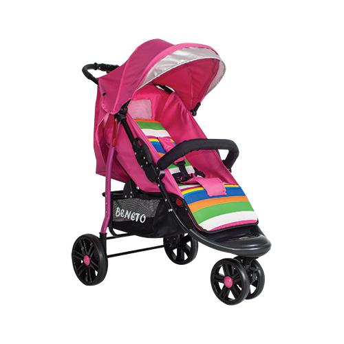 Beneto BT-333 Color-Line Jogger Bebek Arabası Pembe