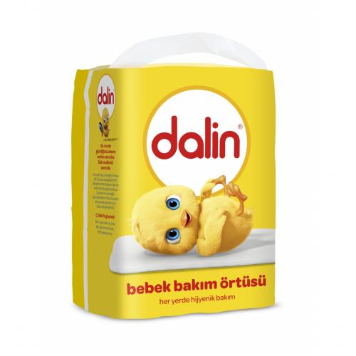 Dalin Bebek Bakım Örtüsü   60x60cm 10'lu