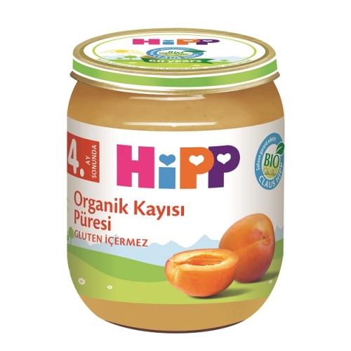 Hipp Kavanoz Mamaları Organik Kayısı Püresi 125 gr