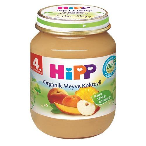 Hipp Kavanoz Mamaları Organik Meyve Kokteyli 125 gr