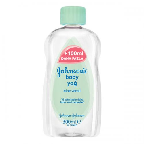 Johnson's Baby Aloe Veralı 300 ml Bebek Yağı