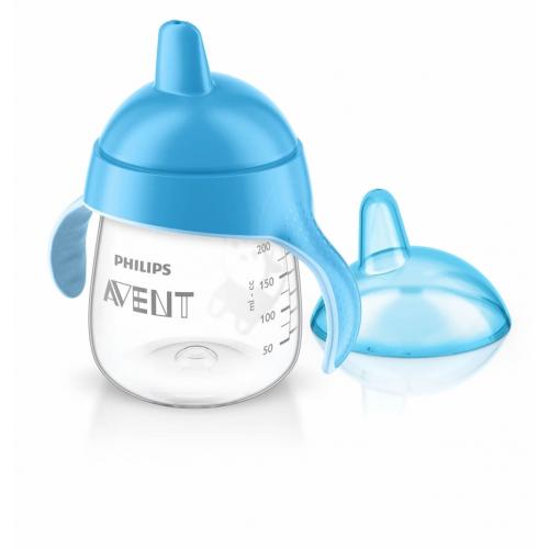 Philips Avent SCF751/05 Penguen Damlatmaz 200 ml Alıştırma Bardağı 6 Ay Mavi