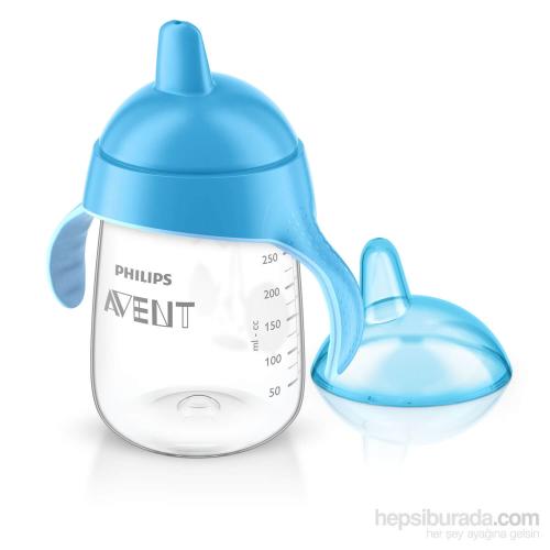 Philips Avent SCF755/05 Penguen Damlatmaz 340 ml Alıştırma Bardağı 18 Ay Mavi