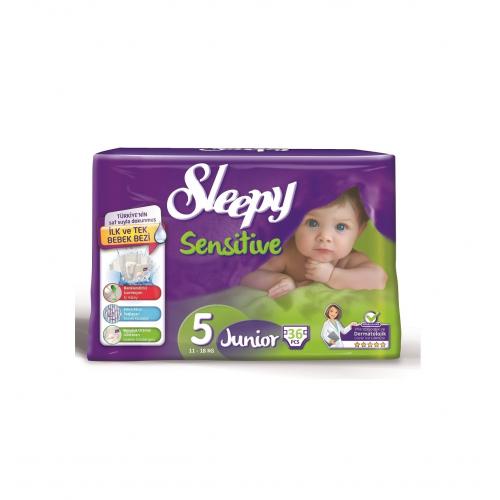 Sleepy Sensitive Bebek Bezi 5 Beden Junior 11-18Kg -36 Adet