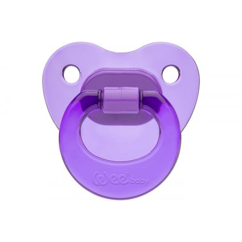 Wee Baby 6-18 Akide Gövdeli Damaklı Emzik No:2 Mor