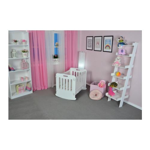 AGASHİ 025 Tiny Modüler Bebek Beşiği 50*90 Yatak Hediye 