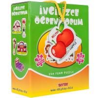İngilizce Öğreniyorum Eğitici Puzzle (Eva Köpük)