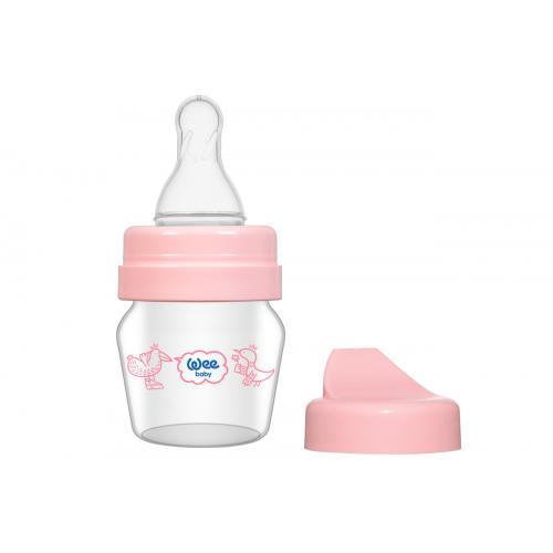 Mini Cam Alıştırma Bardağı Seti 30 ml Pembe