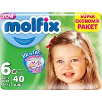 Molfix 6 Beden Extra Large 40 Adet Bebek Bezi