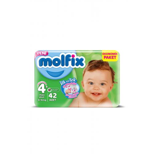 Molfix Bebek Bezi 4+ Beden Maxi Plus Ekonomik Paket 