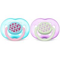 Philips Avent SCF172/62 0 BPA Silikon Emzik Desenli 2li 6-18 Ay
