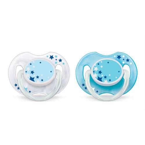 Philips Avent SCF176/68 Parlayan Fosforlu Gece Emzik sarı 0-6 Ay