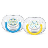 Philips Avent Scf180/24 Desenli Hava Delikli 2'Li Emzik 6-18 ay