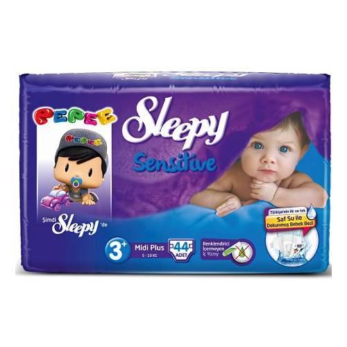 Sleepy 3+ Midi Beden Bebek Bezi Midi 4-9 kg 44 adet