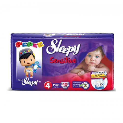 Sleepy 4 Beden Bebek Bezi Maxi 7-14 kg 40 adet