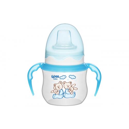 Wee baby 753 Antikolik Akıtmaz Kulplu PP Bardak 125 ml