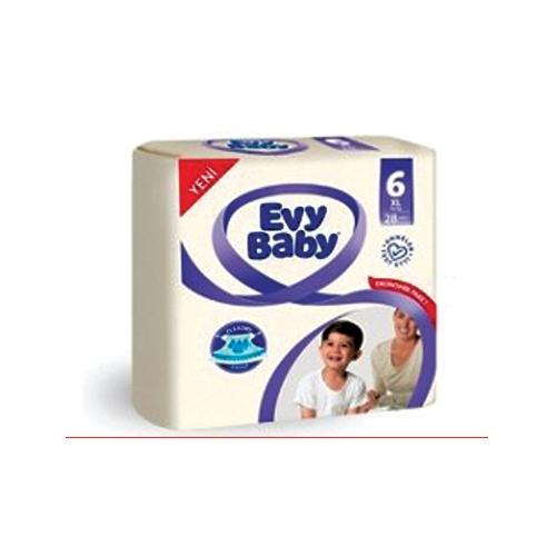 Evy Baby 6 Çocuk Bezi XL 16+KG 28 ADET